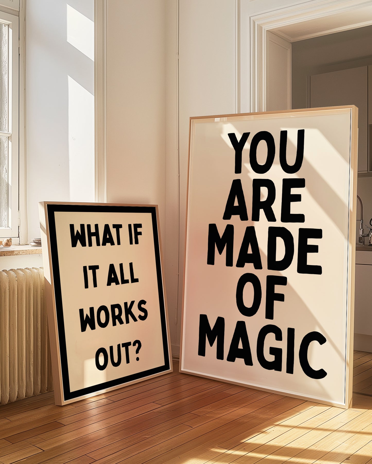 You Are Made Of Magic | Black | Digital Print