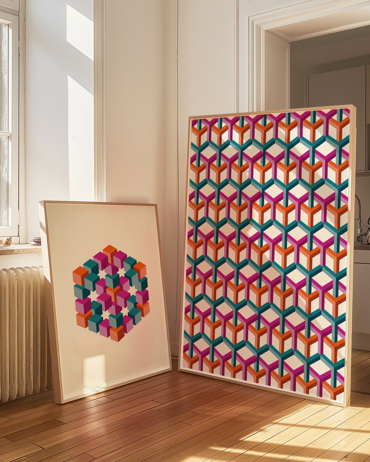 Colourful Geometric Pattern | Digital Print