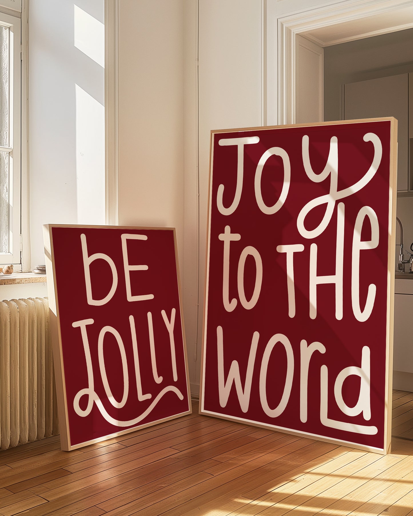 Joy To The World Red | Digital Print