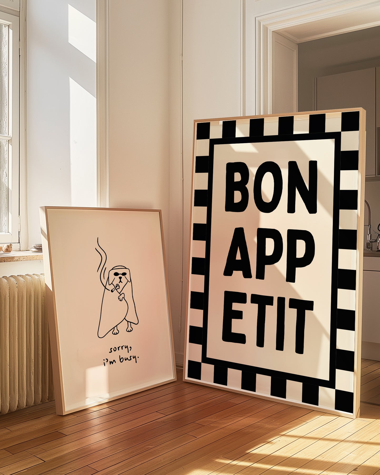 Bonappetit | Black | Digital Print