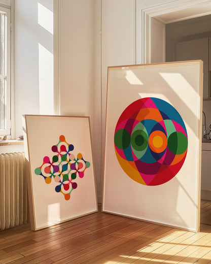 Circle Pattern | Colourful | Digital Print