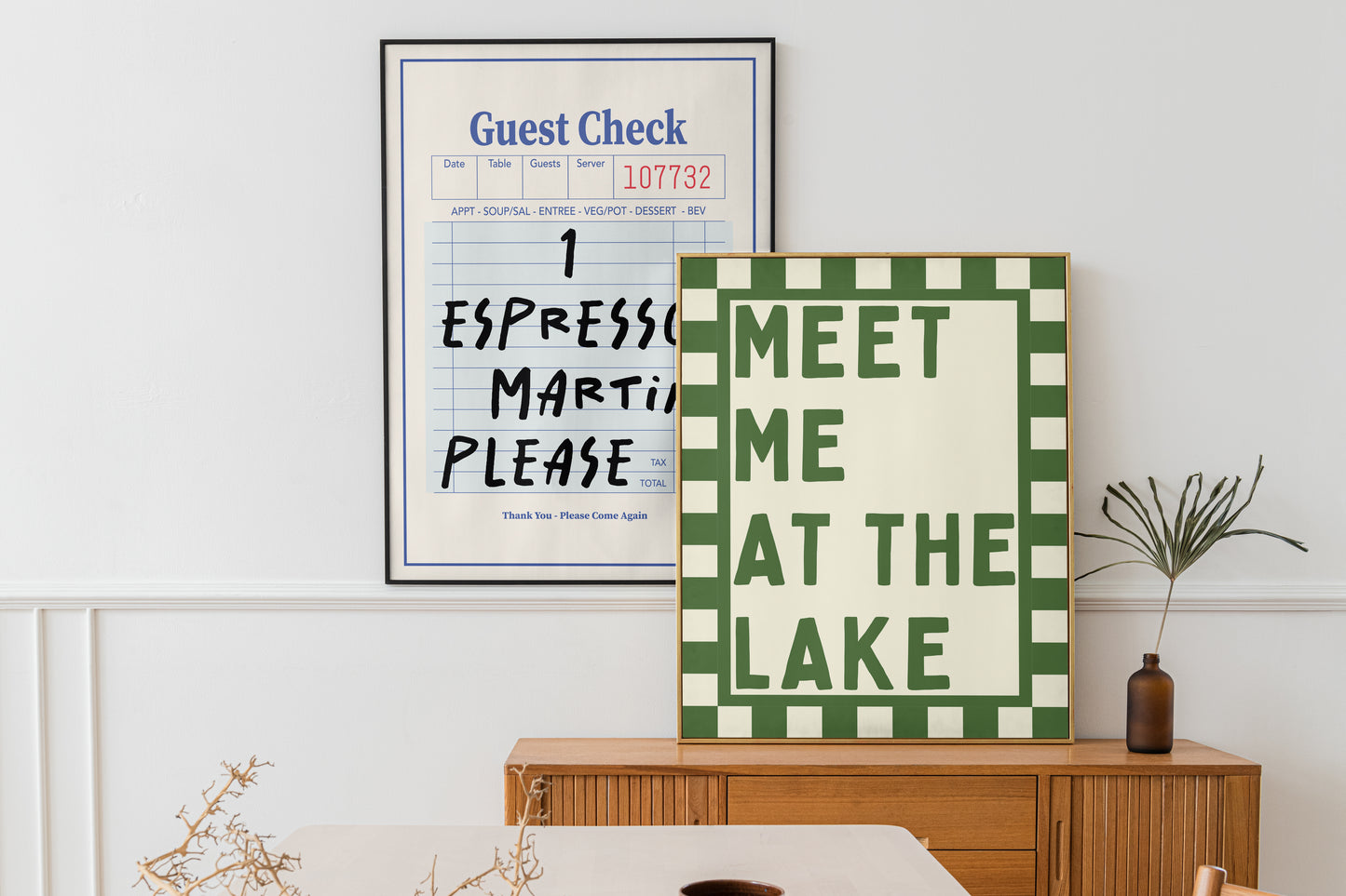 Green Meet Me At The Lake | Digital Print