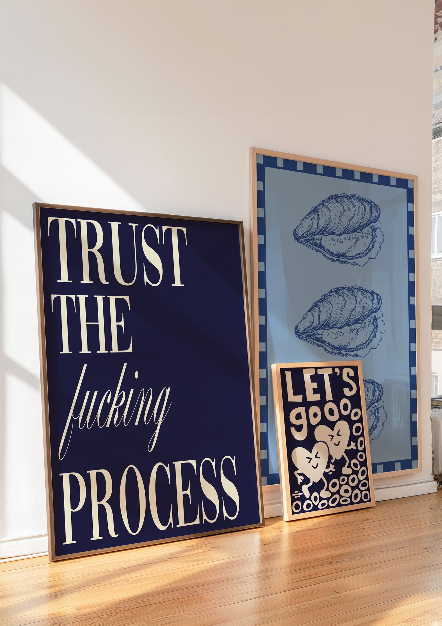 Navy Trust The F*cking Process | Digital Print