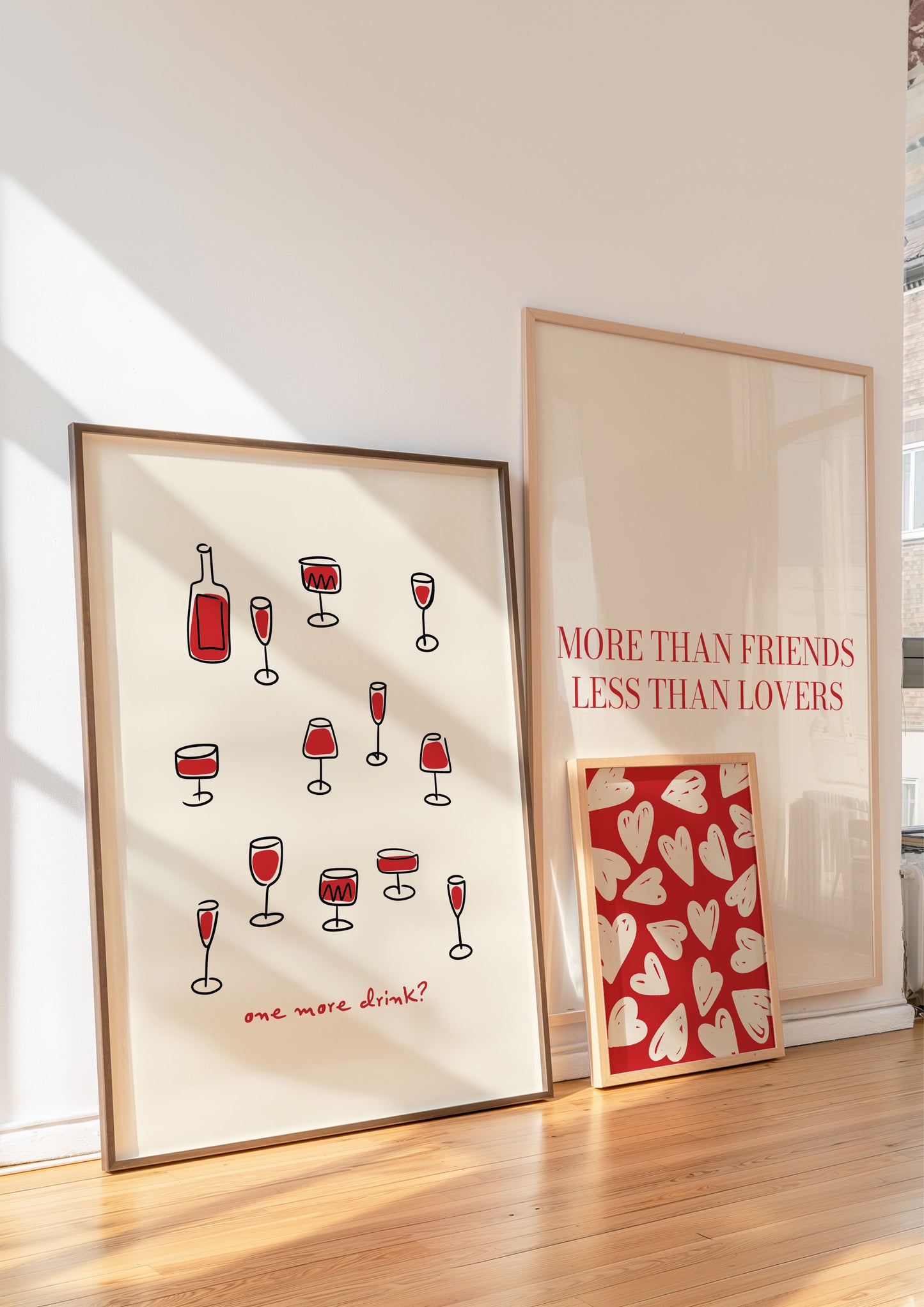 Red One More Drink | Digital Print