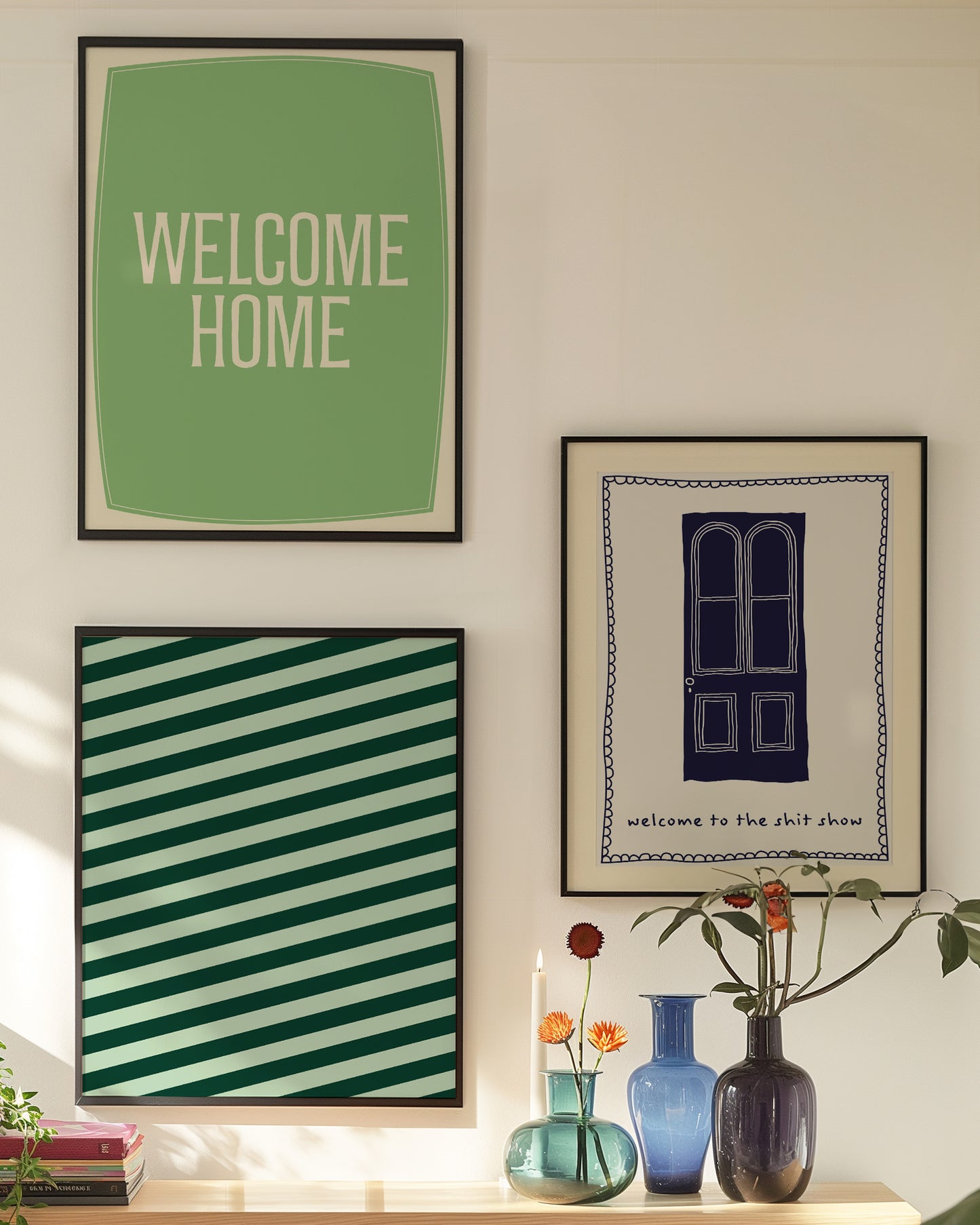 Green Welcome Home | Digital Print