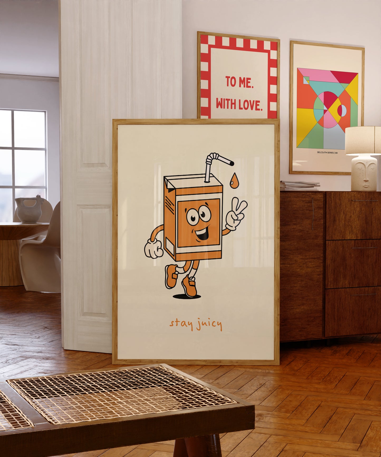 Stay Juicy | Orange | Illustration Design | Digital Print