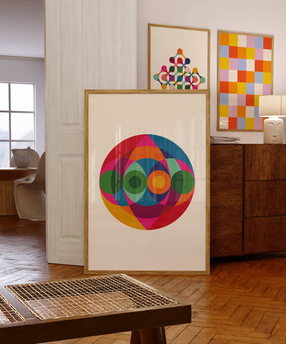 Circle Pattern | Colourful | Digital Print