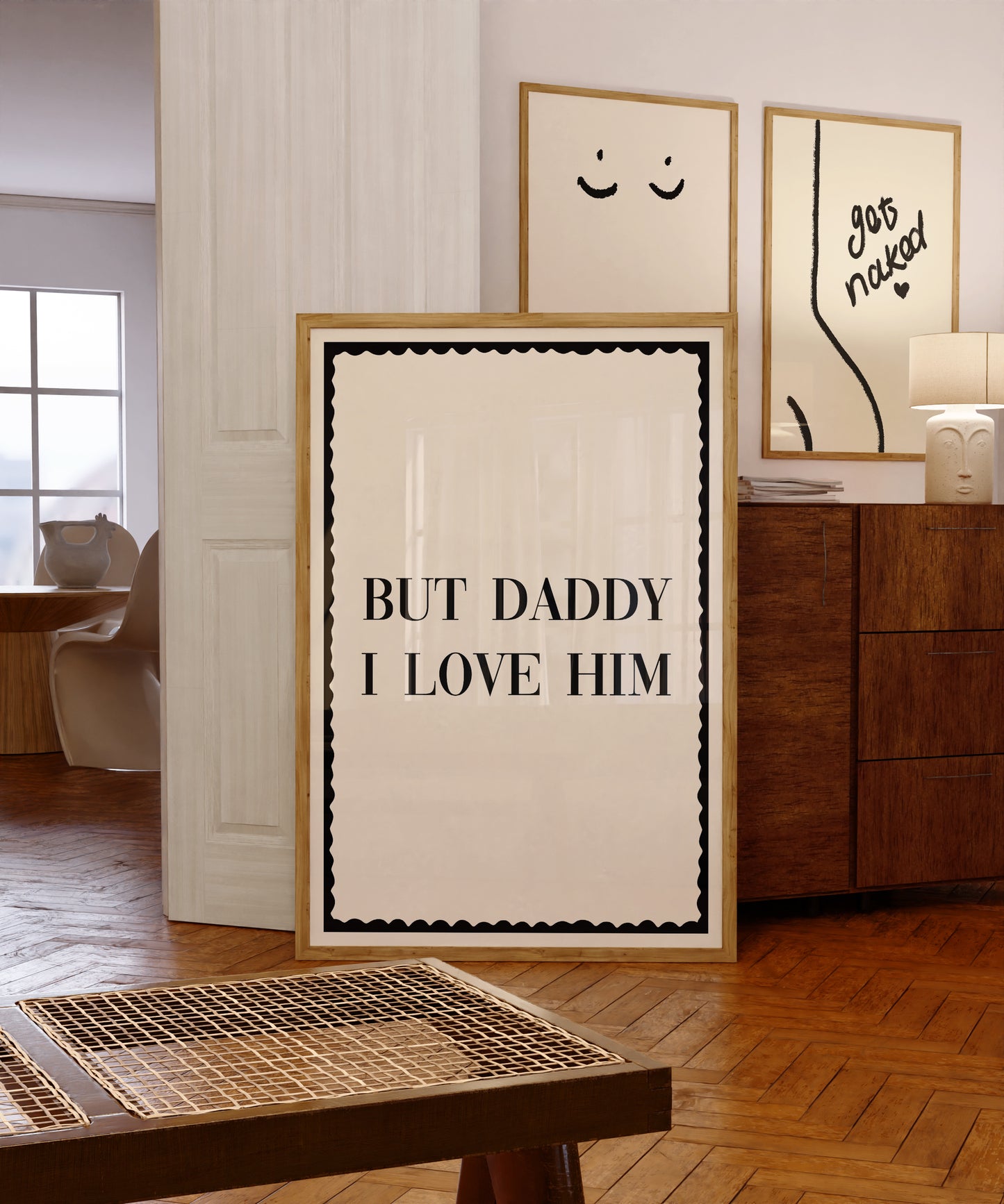 But Daddy I Love Him | Black | Digital Print