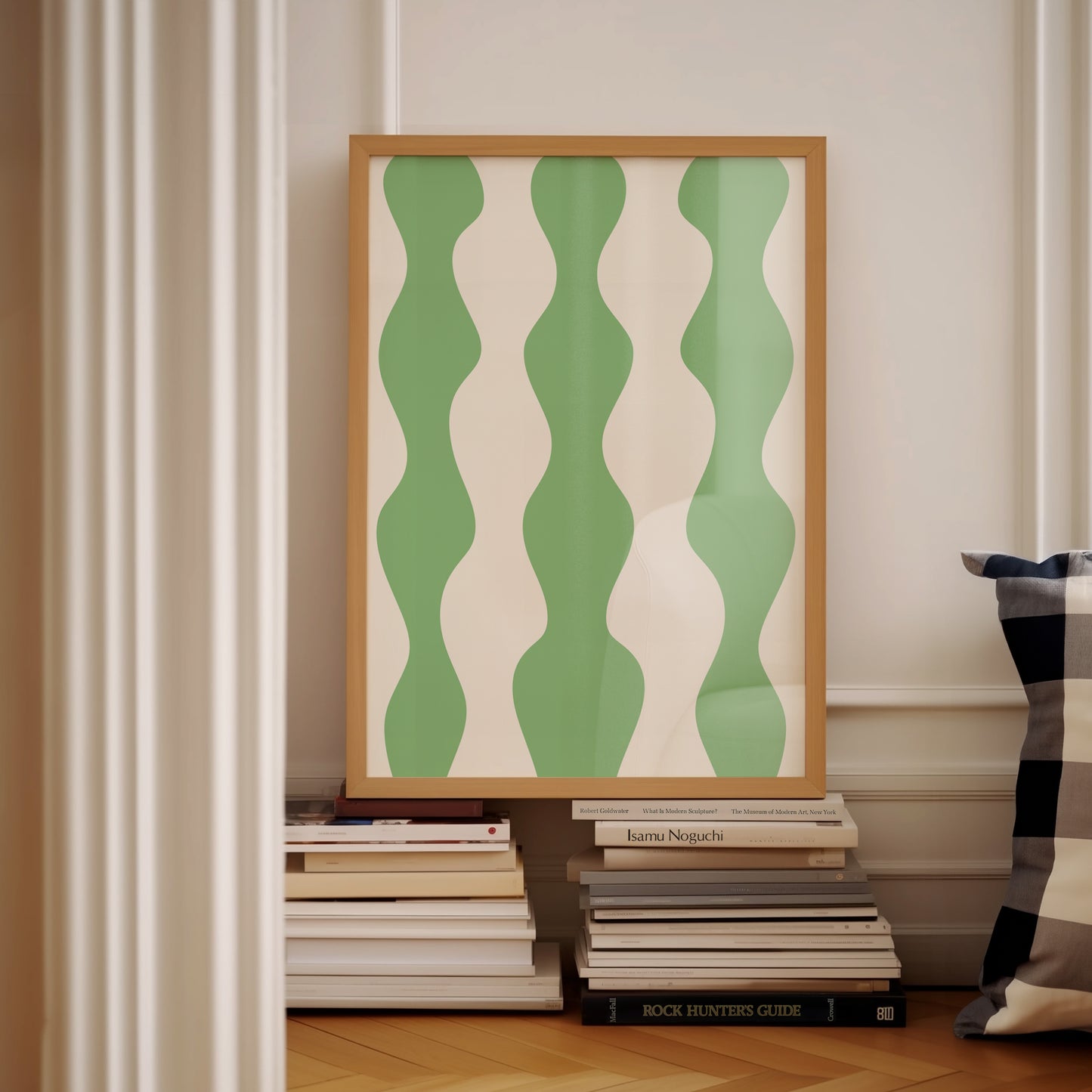 Green Squiggles | Digital Print