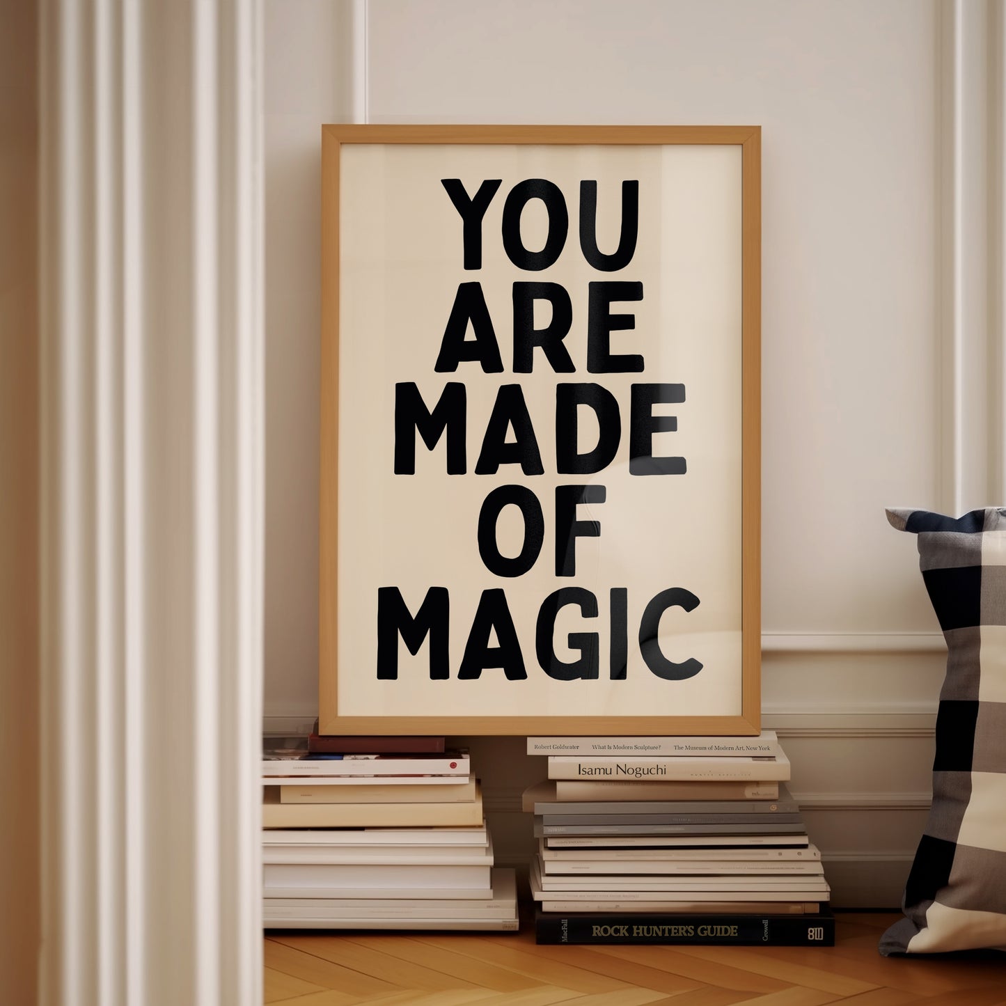 You Are Made Of Magic | Black | Digital Print