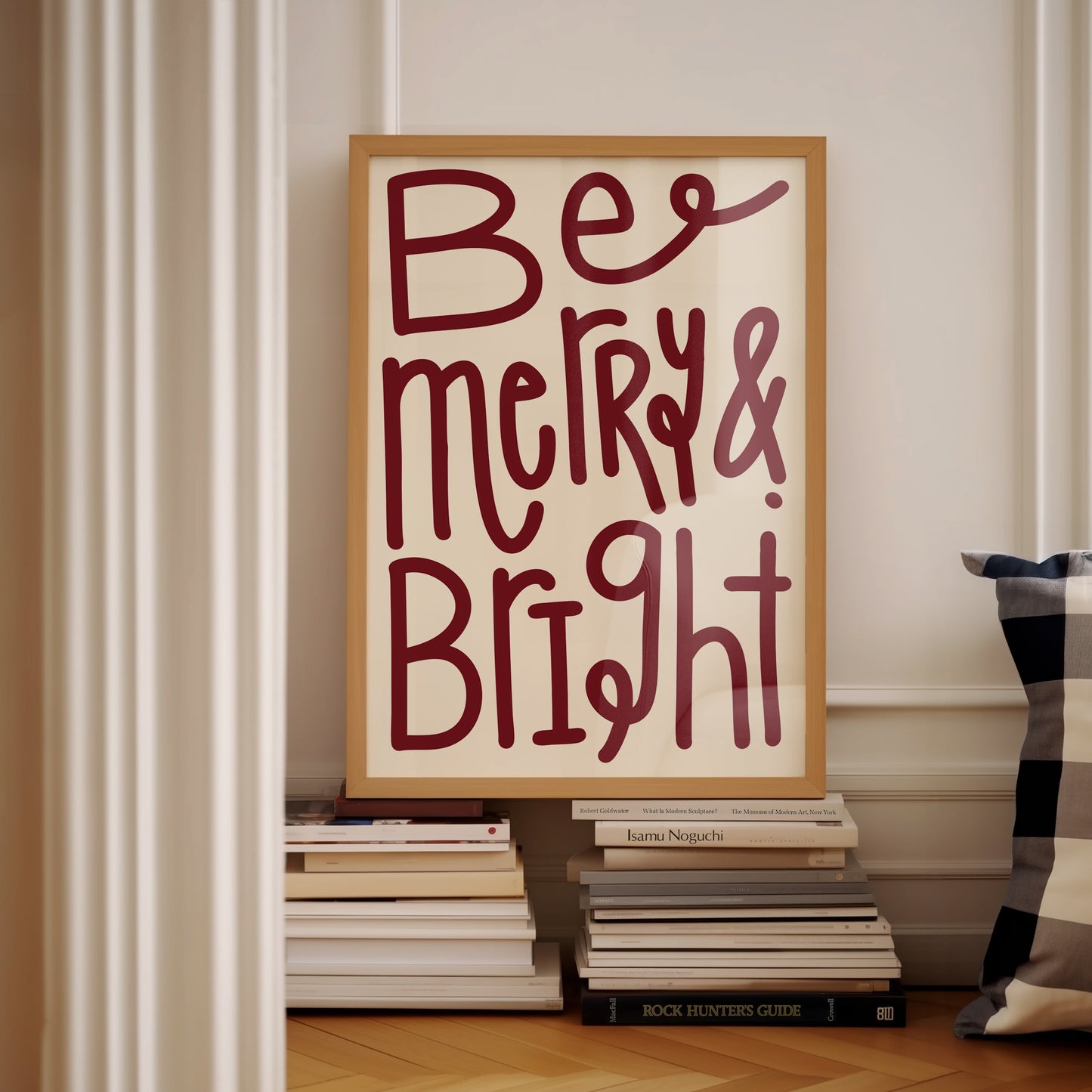 Be Merry And Bright Red | Digital Print