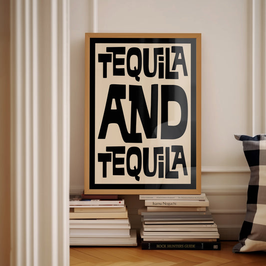 Tequila And Tequila Alcohol Drinks | Digital Print