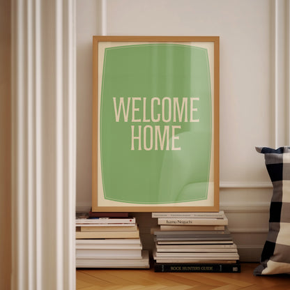 Green Welcome Home | Digital Print