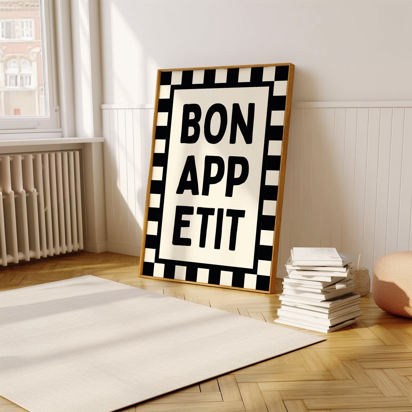 Bonappetit | Black | Digital Print