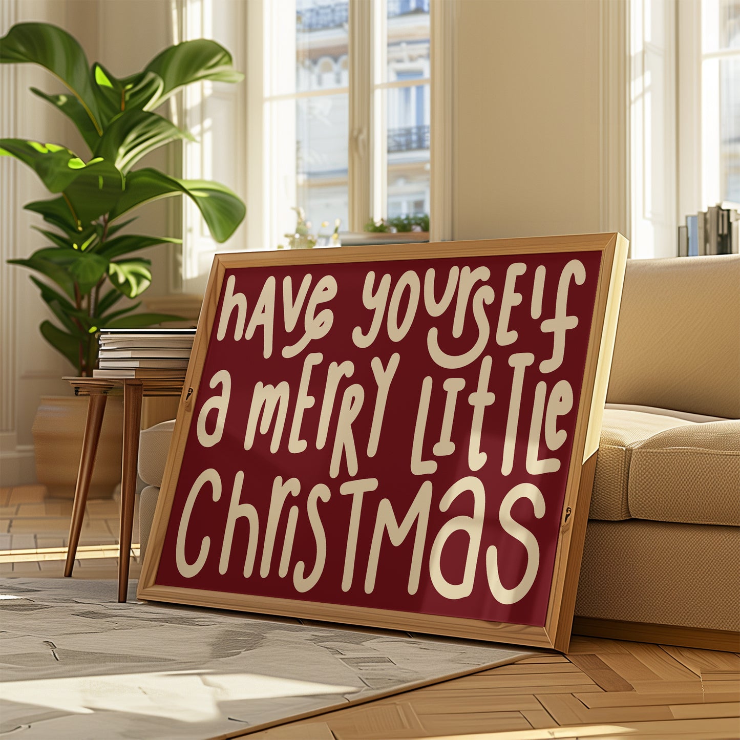 Have Yourself A Merry Little Christmas Red | Digital Print