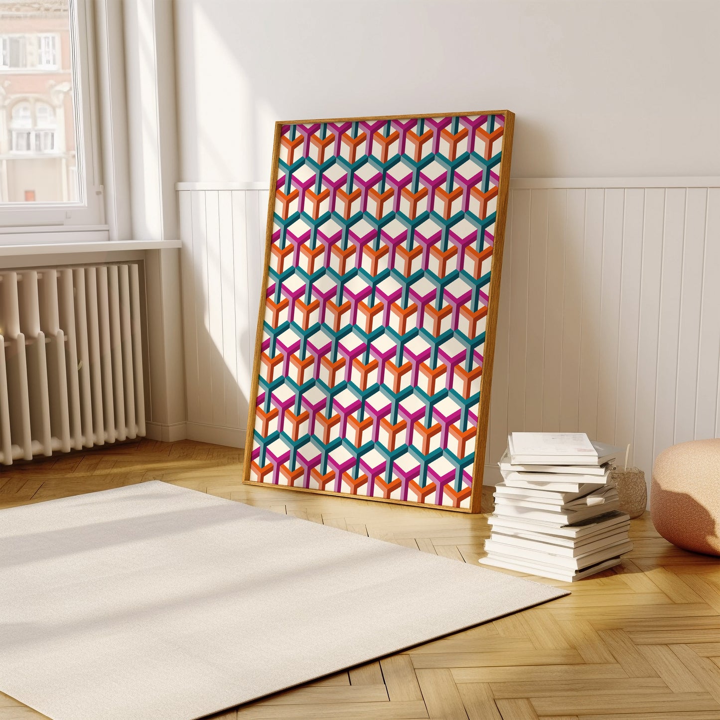 Colourful Geometric Pattern | Digital Print