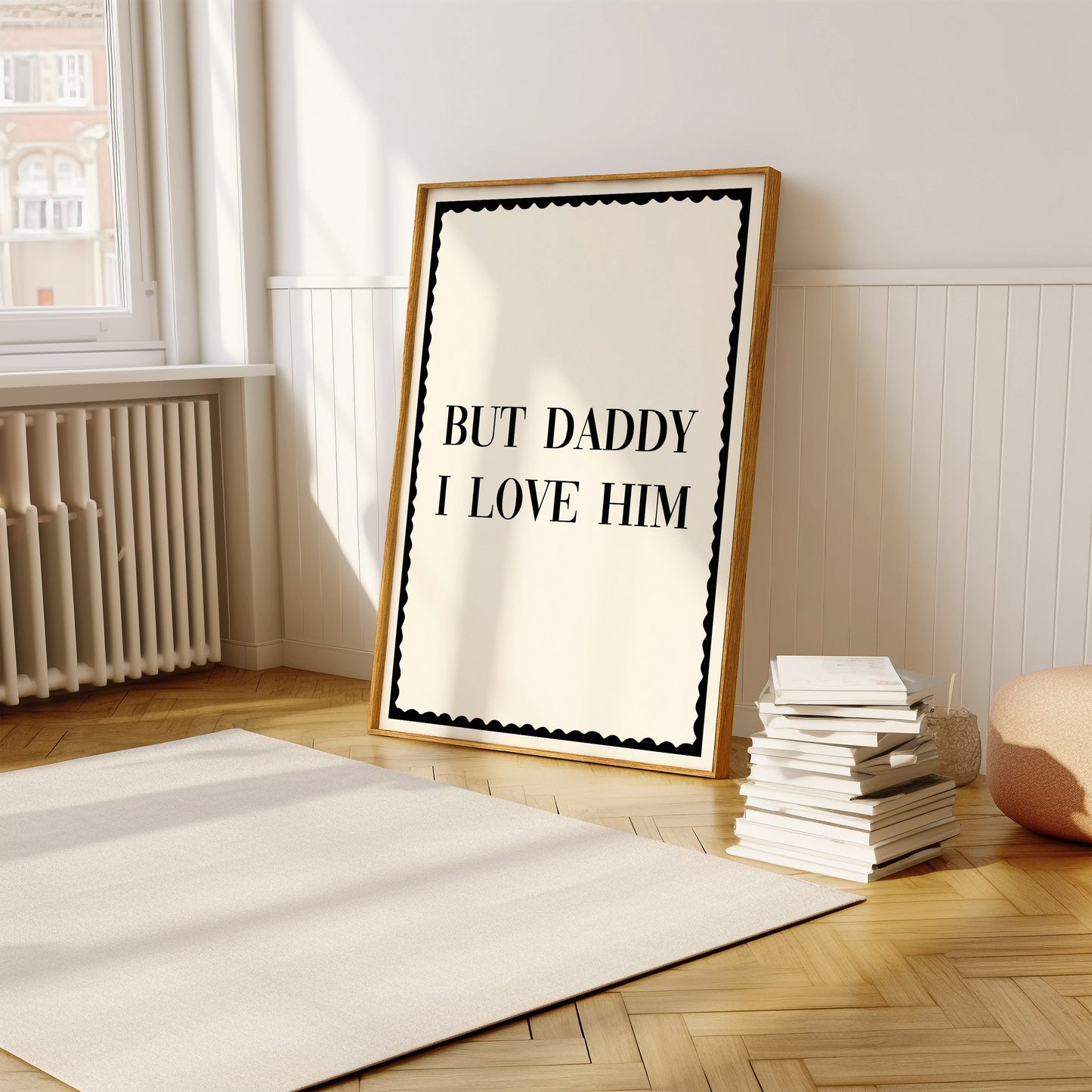 But Daddy I Love Him | Black | Digital Print