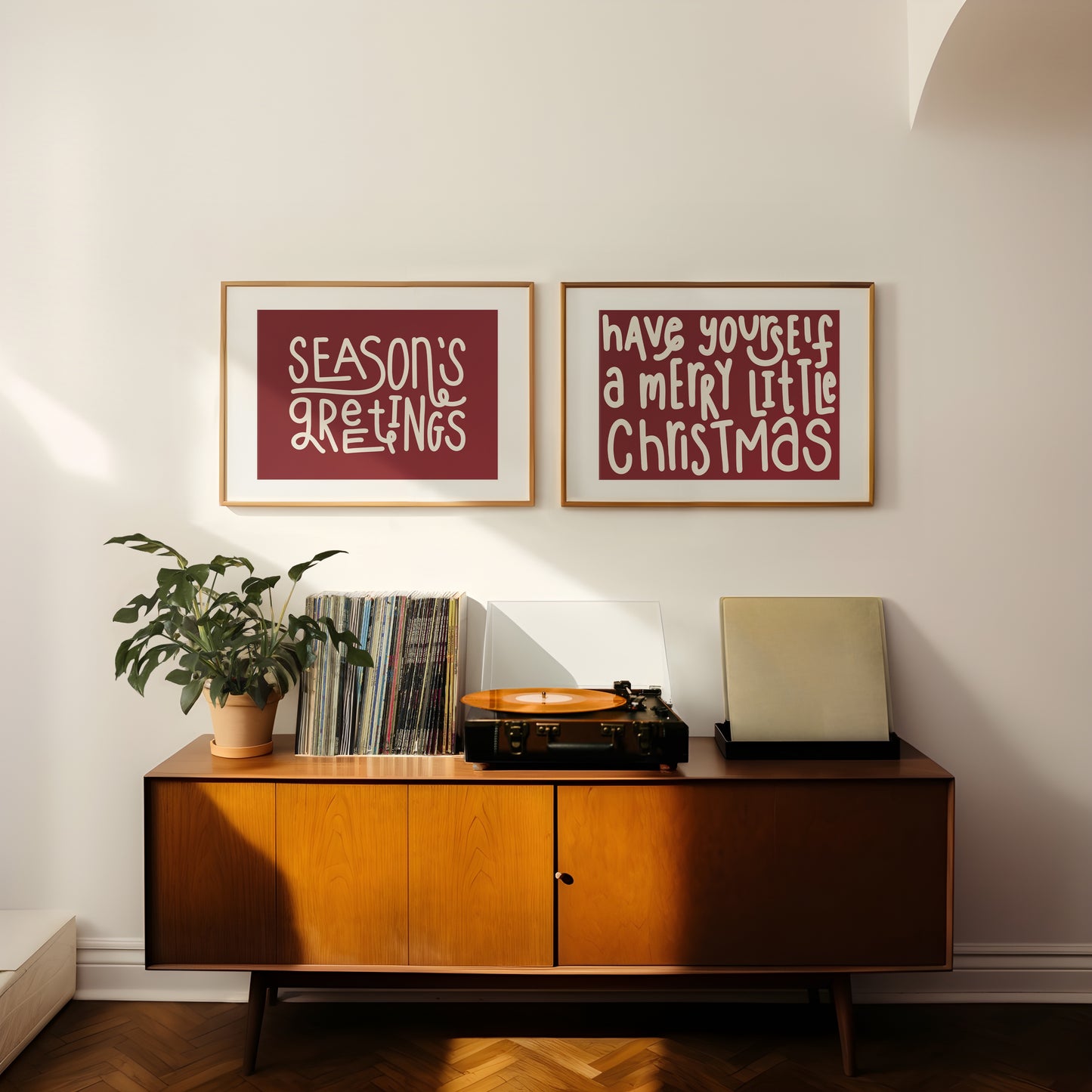 Season's Greetings Red | Digital Print