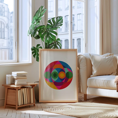 Circle Pattern | Colourful | Digital Print