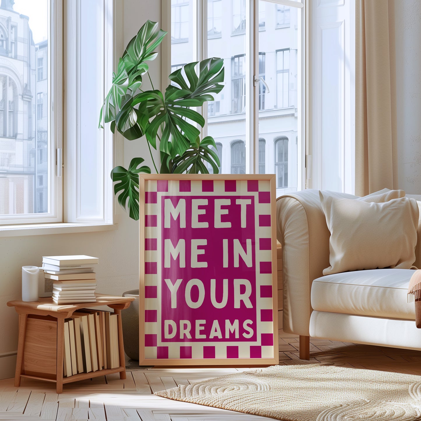 Pink Meet Me In Your Dreams | Digital Print