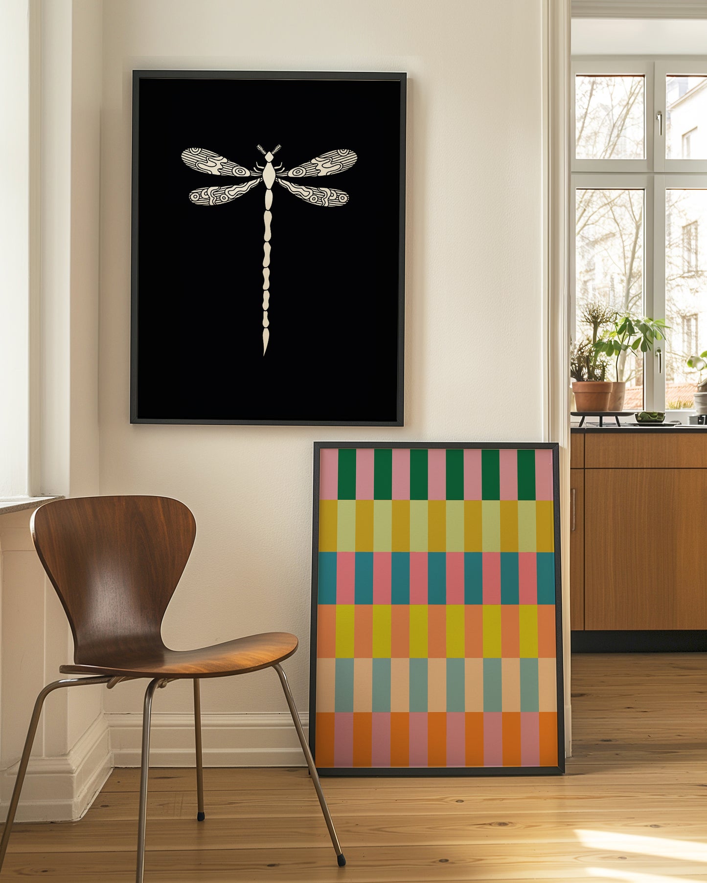 Black Dragon Fly Illustration | Digital Print