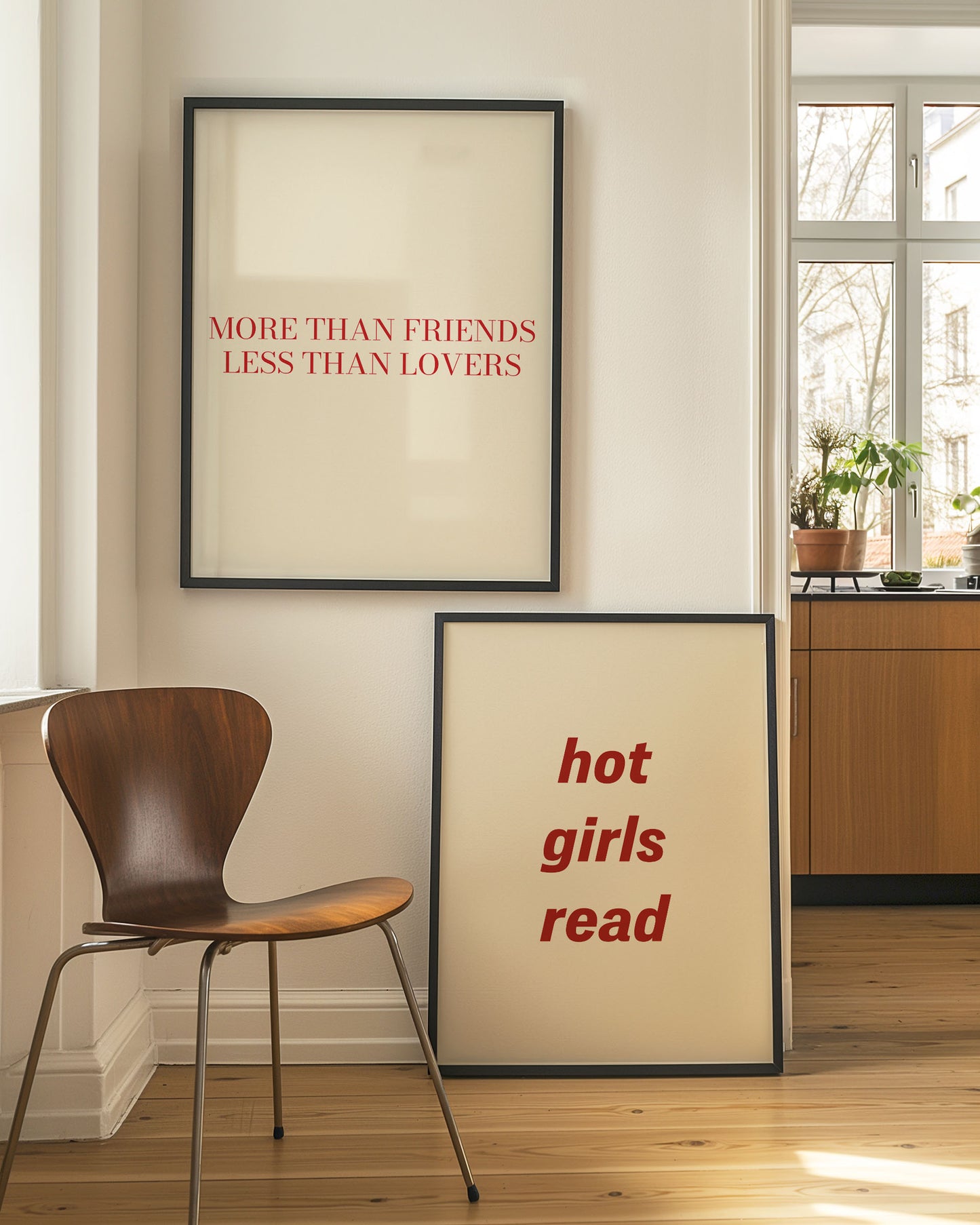 Red More Than Friends Less Than Lovers | Digital Print