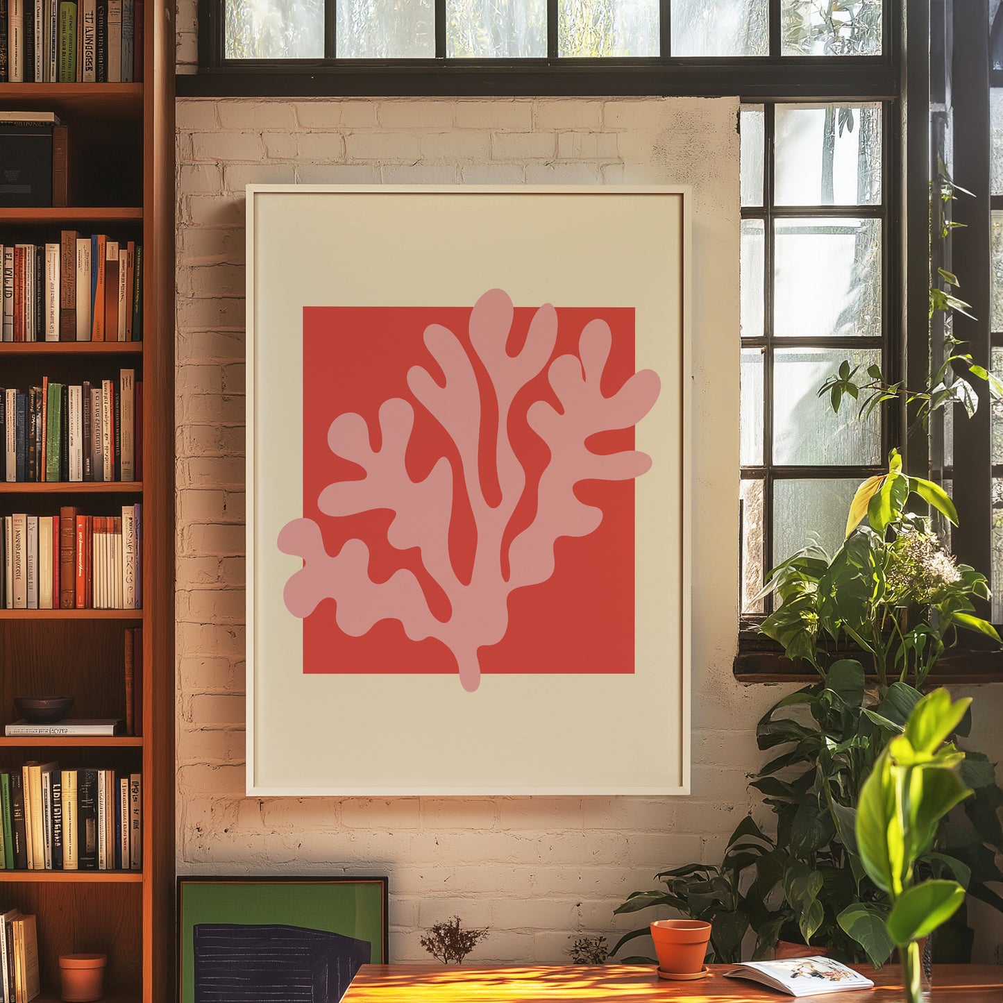 Coral | Pink Red | Digital Print