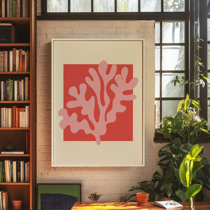 Coral | Pink Red | Digital Print