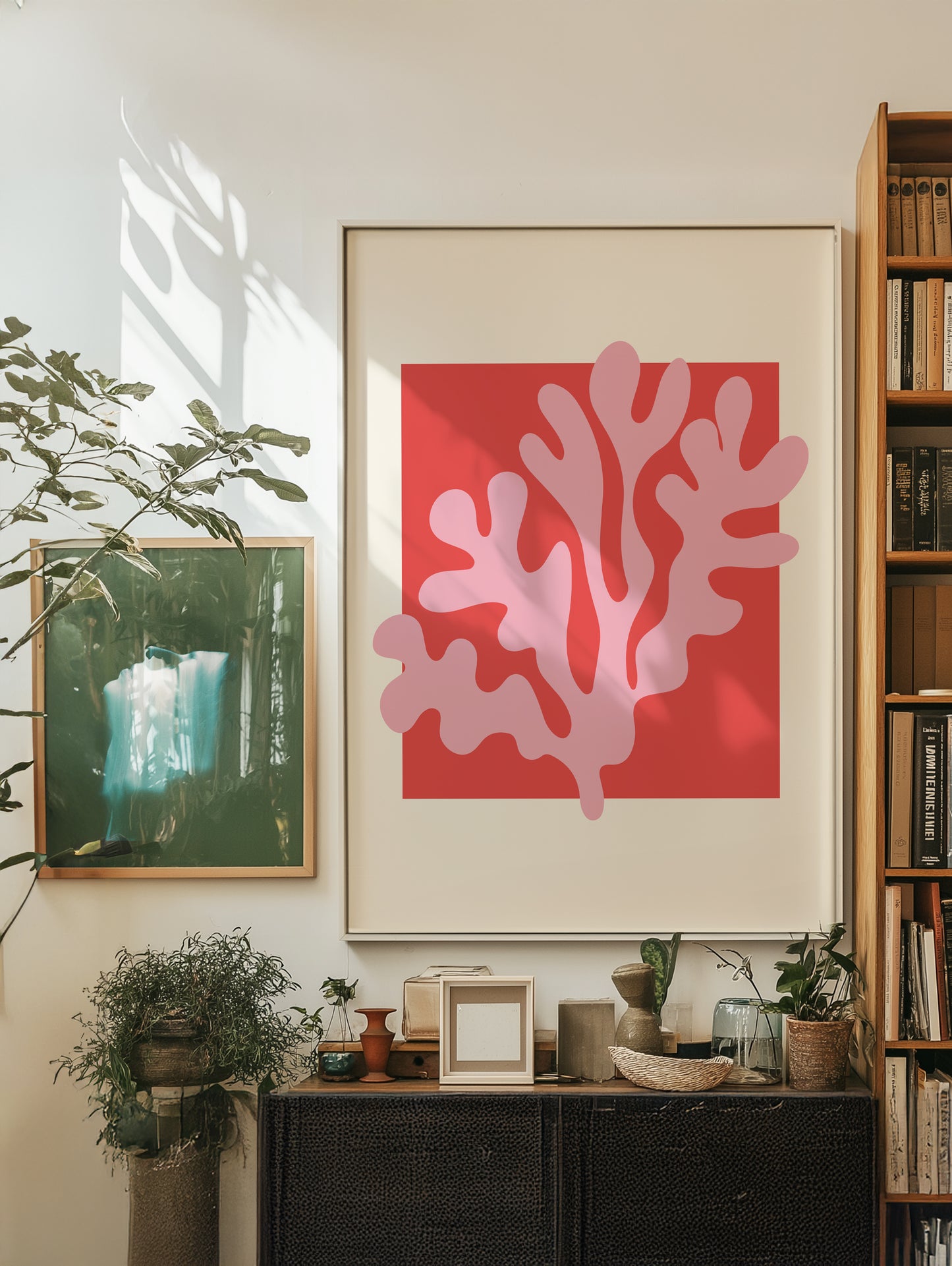 Coral | Pink Red | Digital Print