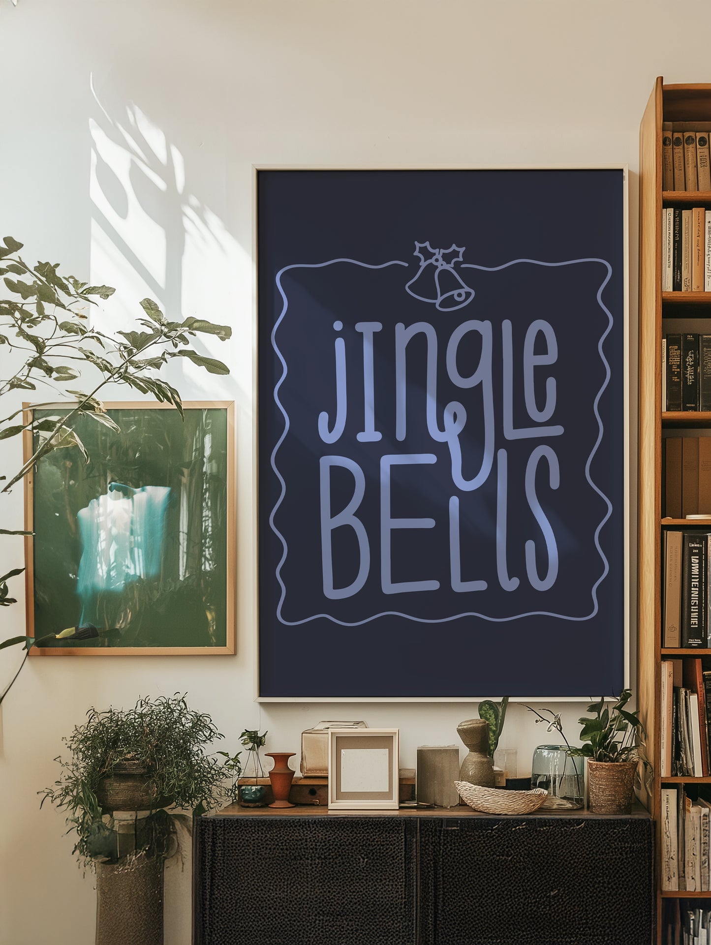 Jingle Bells Blue | Digital Print