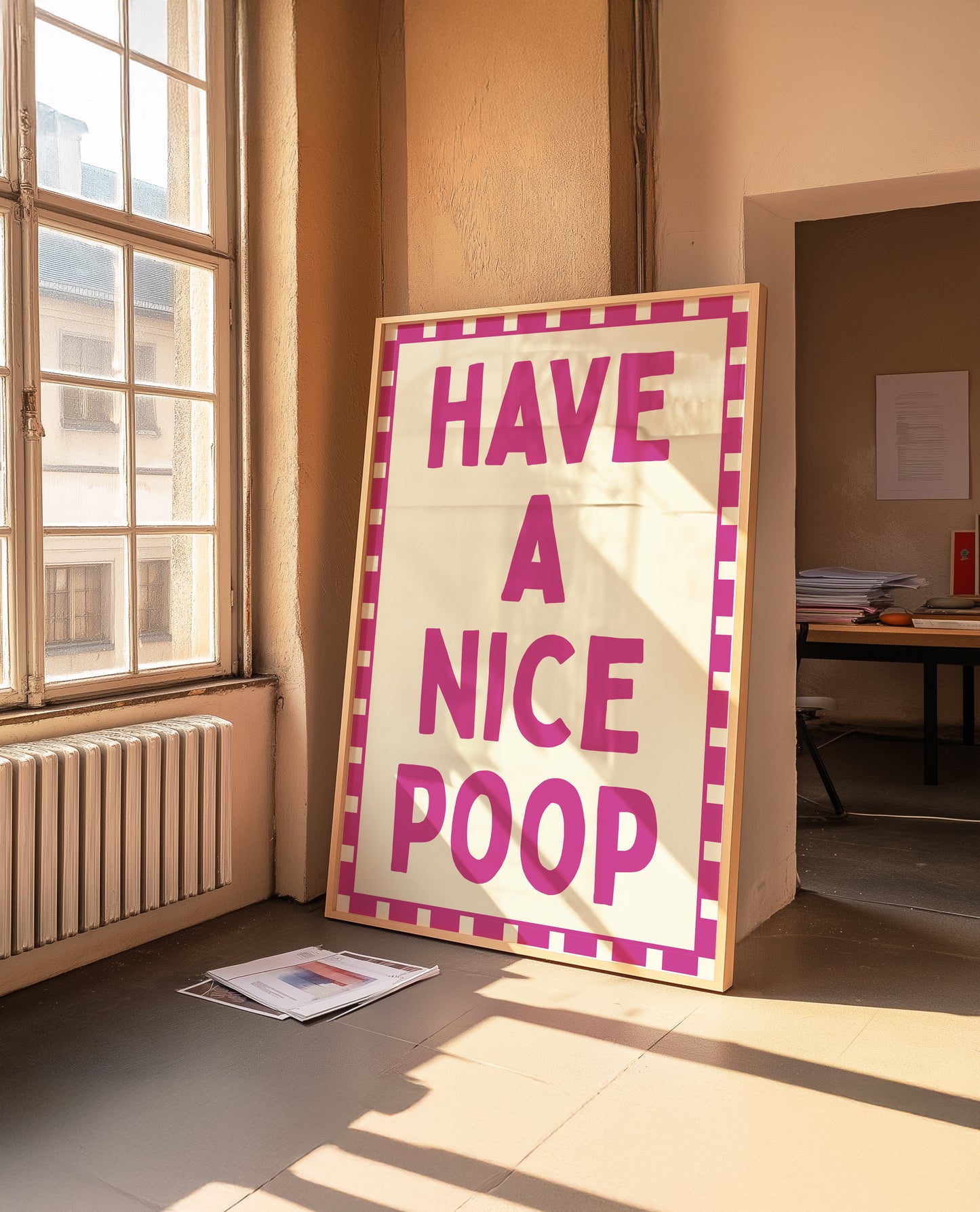 Have A Nice Poop Pink | Digital Print