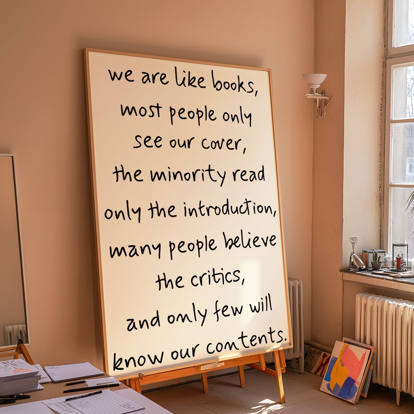 We Are Like Books | Digital Print