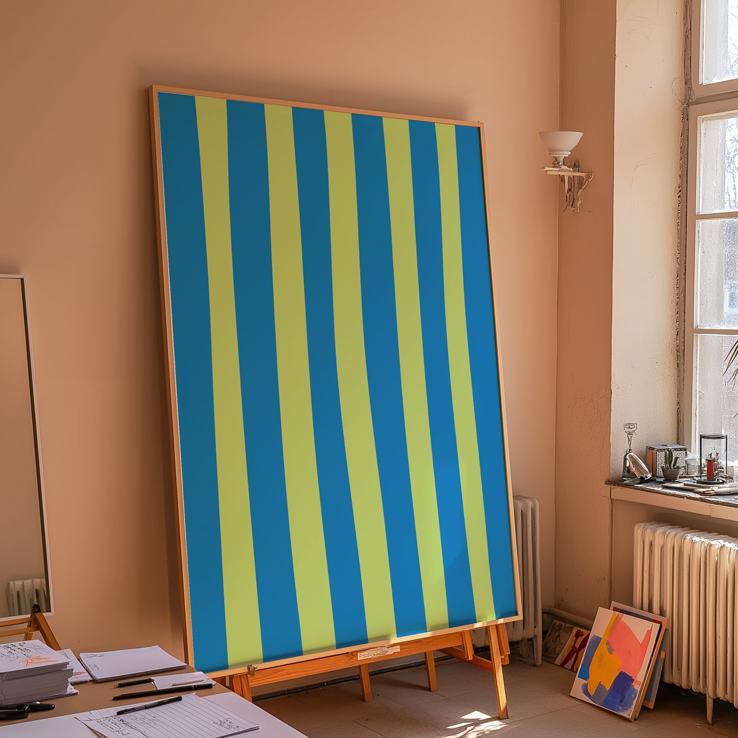 Stripes Green Blue | Digital Print