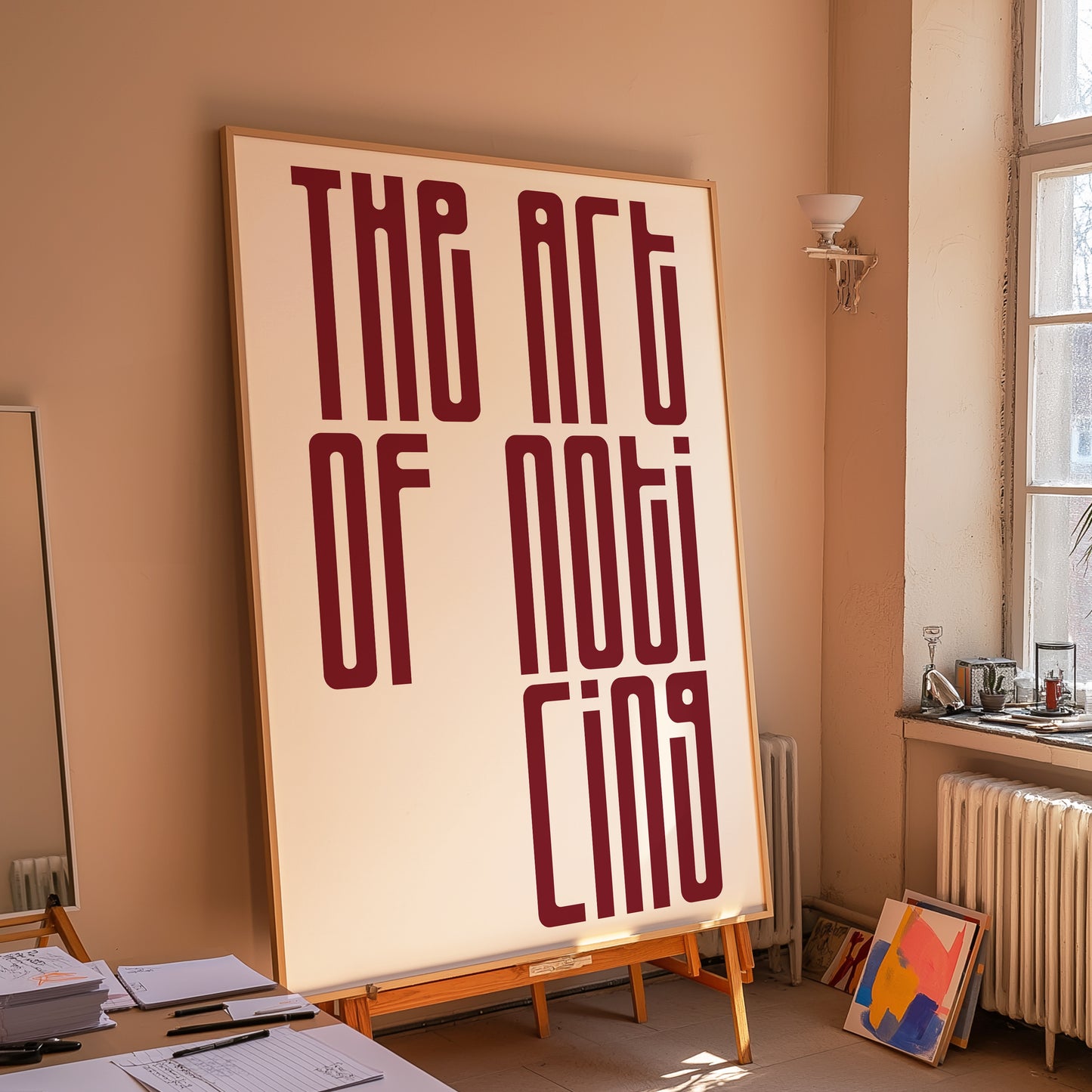 The Art Of Noticing Red | Digital Print