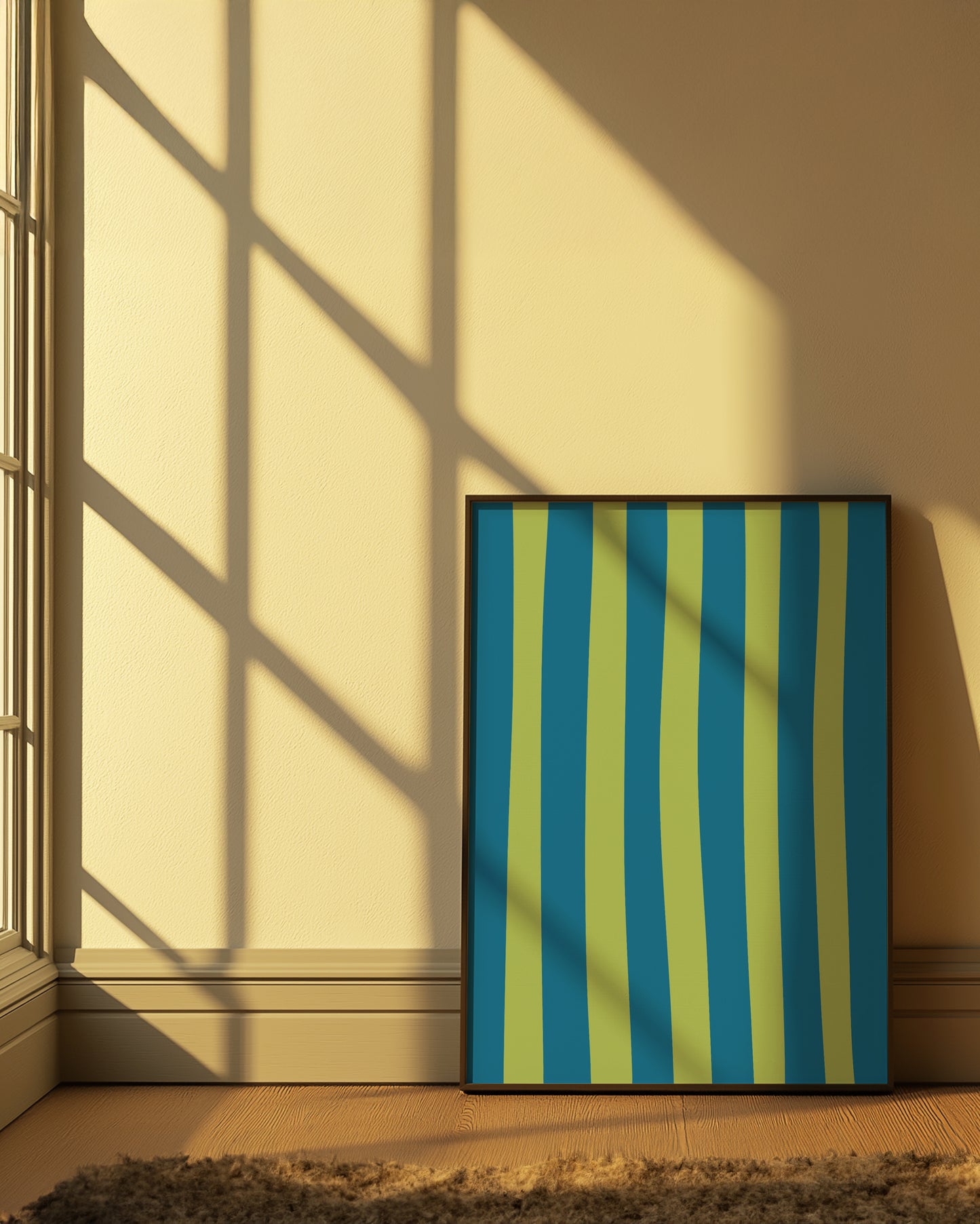 Stripes Green Blue | Digital Print