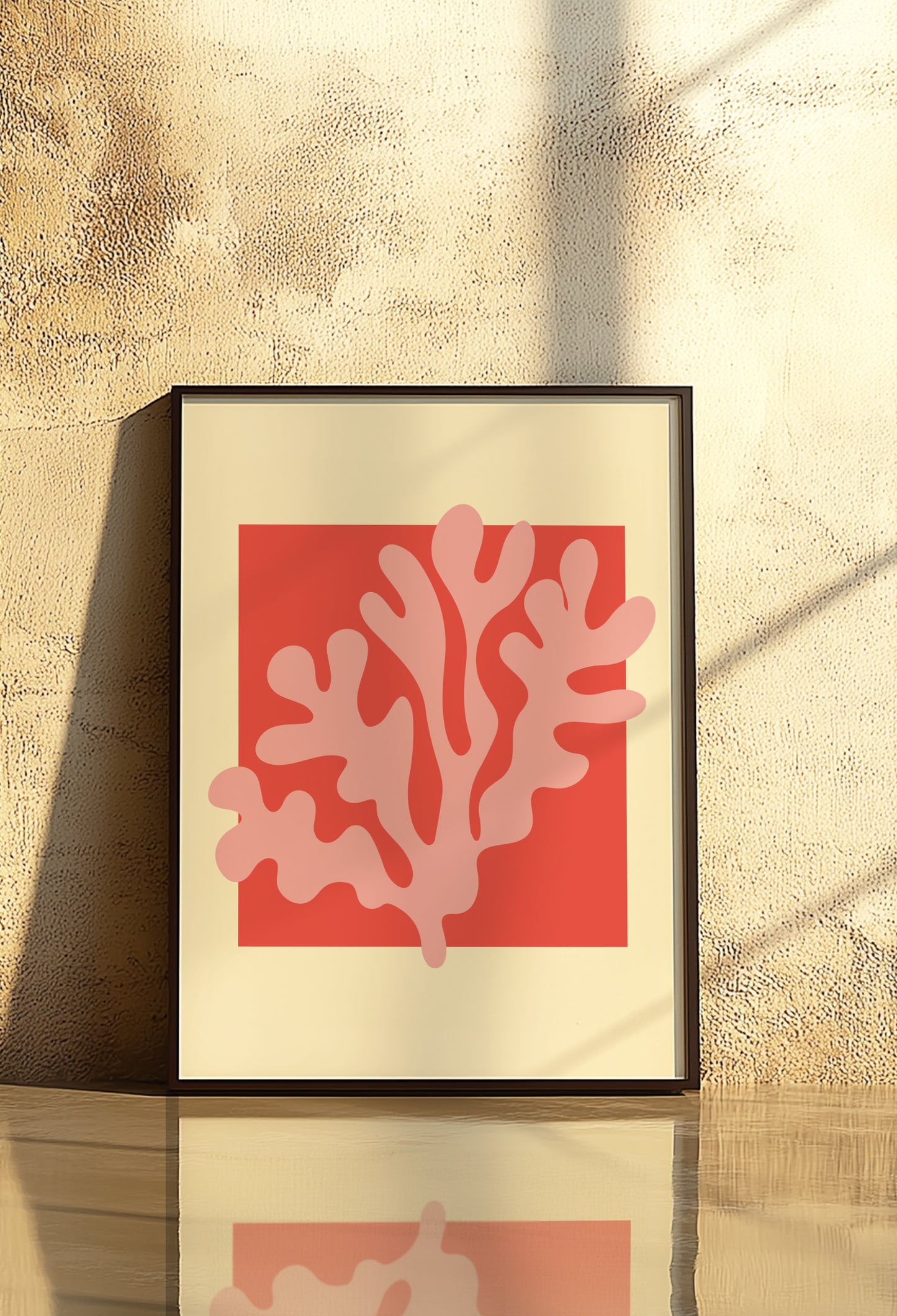 Coral | Pink Red | Digital Print